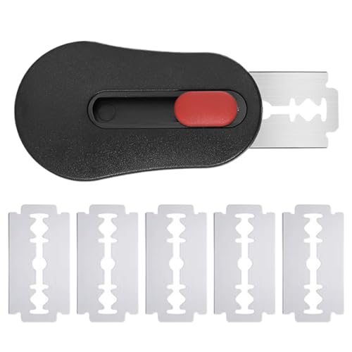 Bäckermesser - Brotklinge Mit 5 Rasierklingen | Teigmesser | Brotmesser | Brot Schneide Werkzeug | Baguettemesser | Teigritzmesser | Brot...