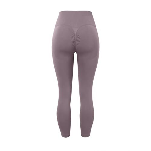Legging sans couture stretch et squat-proof couleur pêche - 4