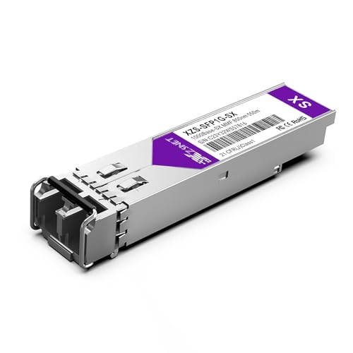 XZSNET 1000BASE-SX SFP�g�����V�[�o�[�A1.25G SFP - LC�}���`���[�h�t�@�C�o�[���W���[�� Cisco GLC-SX-MMD�AUbiquiti UniFi UF-MM-1G�AMikrotik�AMeraki�ANetgear AG