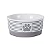 Bone Dry Paw & Patch Ceramic Pet Collection, Small Set, 4.25x2