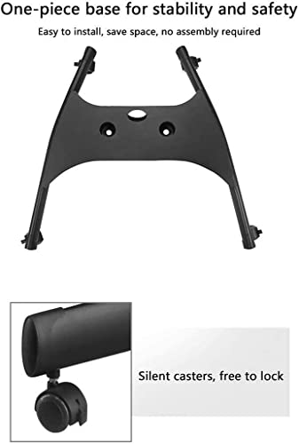 Soporte móvil de suelo para TV 32-65 pulgadas con estantes miniatura 5