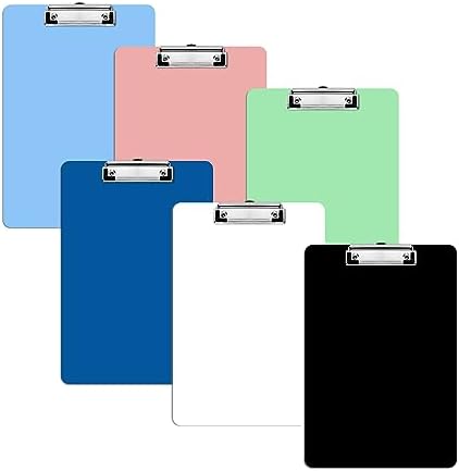 HEIHAK 18 PCS A4 Plastic Clipboards, 31.5 X 22.5cm Folder Boards, 6 Coloured File Plate Clips For Fixing Storage Paper, Files, Drawings - View #13
