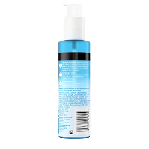 Neutrogena Hydro Boost Fragrance-Free Hydrating Facial Cleansing Gel With Hyaluronic Acid, Daily Foaming Face Wash Gel & Makeup Remover, Lightweight, Oil-Free & Non-Comedogenic, 5.5 Fl. Oz #TOP5