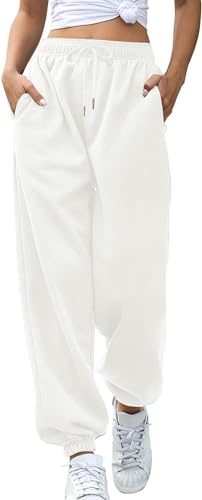 Image of Women Solid Joggers for Running, Yoga, Fitness, Lounge Wear Comfortable Cotton Joggers for Women and Girls
