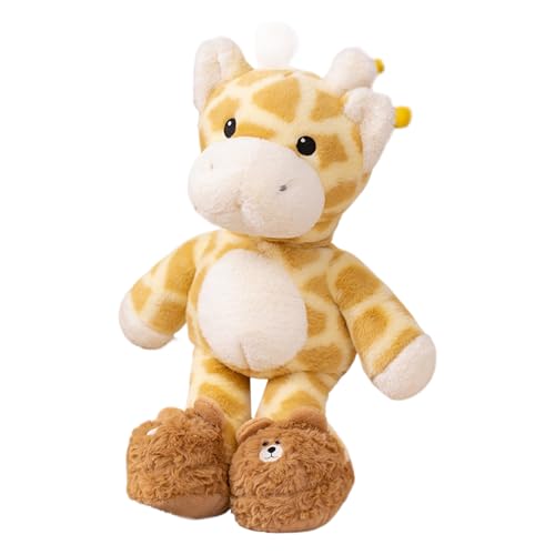 Peluche girafe pour apaiser les pleurs de l'enfant dans sa chambre
