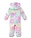 M2C Girls Tie Dye One Piece Overall Snowsuit Winter Warm Ski Suit 7 Years