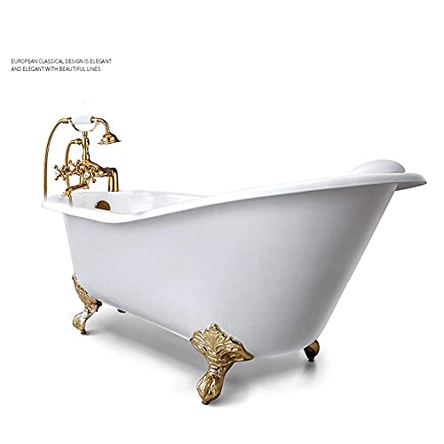 Robinetterie baignoire ensemble de douche chromé avec douchette 2 fonctions