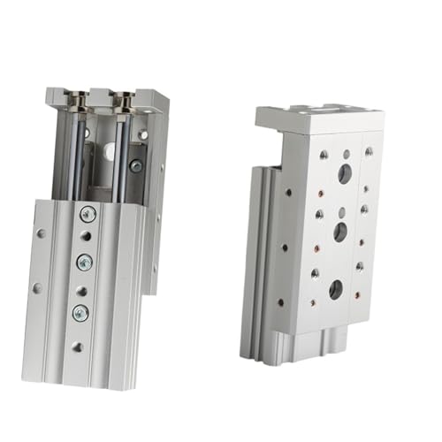Vérin pneumatique à glissière Nill MXS12 table coulissante pneumatique 12mm double effet