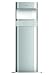 Produktbild Theben 1020905 theLeda D B AL - LED-Poller-Leuchte (kurz) mit Bewegungsmelder, Gartenleuchte, 8.5 Watt, aluminium