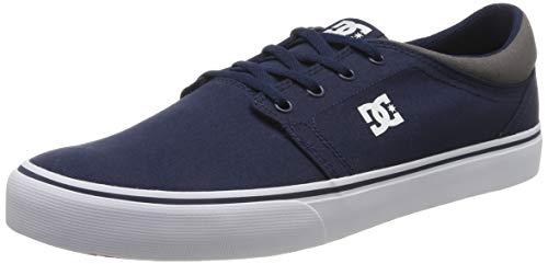 DC Shoes (DCSHI) Trase TX-Shoes for Men, Zapatillas de Skateboard para Hombre, Navy White, 36.5 EU