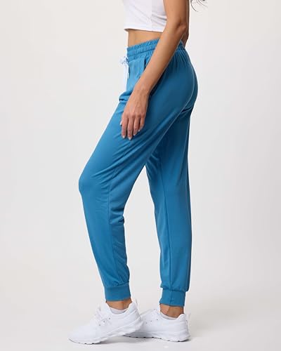 Real Essentials 3 Pack: Women's Ultra-Soft Lounge Joggers Sweatpants Athletic Yoga Pants with Pockets (Available in Plus)