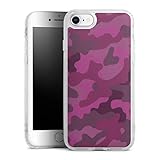 DeinDesign Magnetische Hülle Case Handyhülle mit MagSafe kompatibel mit Apple iPhone SE (2020) Camouflage Bundeswehr Muster