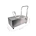 Mobile Fryer Filter Machine, 370W 110V 55L/14.53 Gal Commercial Oil Filler Cart Truck, Stainless Steel Cooking Oil Filtration System for Supermarket Restaurant supermarkets and eateries