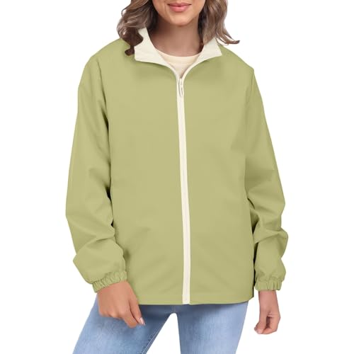 Chaqueta impermeable mujer con tecnología cortavientos para entretiempo