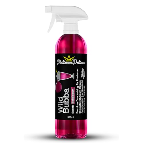 Image of Water-Based Car Air Freshener Spray | Luxury Automotive Deodorizer | Mold-Resistant Formula | Eliminates Odors and Refreshes Vehicle Interior | 17 fl oz | Wild Bubba