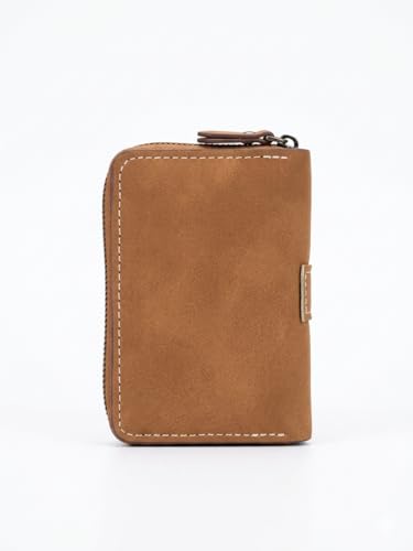 Image of 9 Slot RFID Orignal Leather Credit Debit Card Holder Wallet Money Coin Zipper Purse for Men & Women