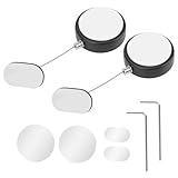 Liste d'emballage: vous recevrez 2 morceaux de verrouillage de télécommande rétractable de télécommande, accompagnez 4 coussinets adhésifs de remplacement et 2 clés hexadécimales, suffisamment pour répondre à vos besoins d'utilisation à long terme.