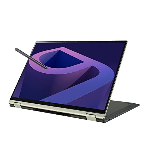 LG gram (2022) Laptop 16T90Q 2-in-1 16" Touchscreen, Intel Evo 12th Gen Core i5, 16GB RAM, 512GB SSD, Windows 11, Green