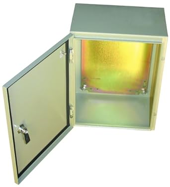 BUD Industries Series SNB Steel NEMA 4 Sheet Metal Box with Mounting Bracket, 11-51/64