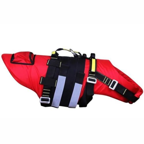 Alp Design. Delphinus Imbracatura Galleggiante per Cani da Soccorso. Giubbotto di Salvataggio per Cani in Acqua e Barca. Rapido da Indossare. 6 Maniglie. Made in Italy. Taglia M da 25 a 40 kg
