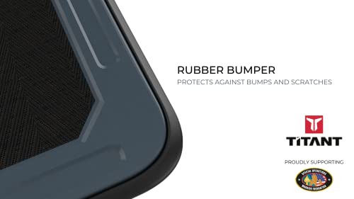 Titant Push Cart Dolly - Foldable Cart With Wheels (330 Lbs Weight Capacity) Dolly Cart With 360° Swivel Braked Wheels - Foldable Platform Hand Truck For Easy Storage #TOP3