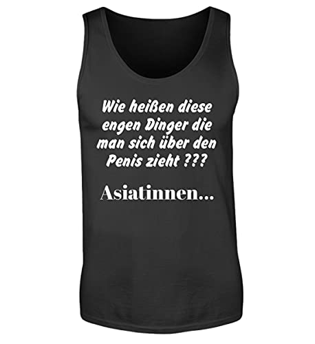 Camiseta de tirantes para hombre Negro M de corte ajustado y algodón cómodo
