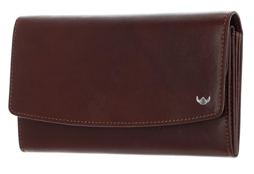 Damenbörse 2823 Golden Head portefeuille femme RFID cuir brun