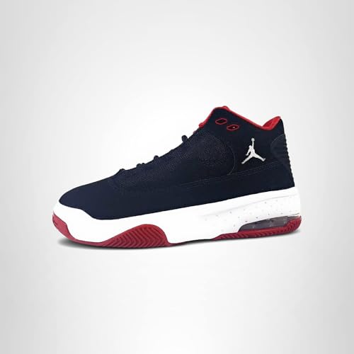 Nike Jordan Max Aura 2 Big Kid Shoes, Black/White-Gym Red CN8094-016, Size 4y US