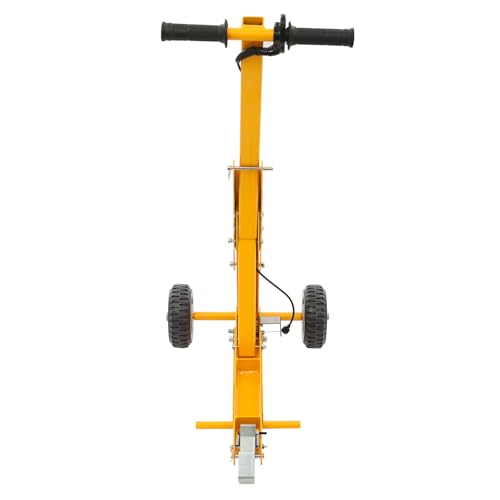 Lawn Mower Lift | Turn Mower Lift with Foot Assist Pedal | Push Mower Jack -Lift Most Mowers | 800LBS Capacity | for Garden Tractors, Lawn Mowers | Yellow
