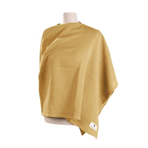 Julius Zöllner Stilltuch aus 100 Prozent Musselin-Baumwolle, OEKO-TEX STANDARD 100, Made in Germany, Zimt