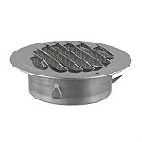 Housse de grille d'aération ronde : fabriquée en acier inoxydable pour une utilisation murale extérieure, cette housse de grille ronde est durable et résistante aux intempéries, ce qui la rend adaptée aux besoins de ventilation résidentielle, commerciale et industrielle sans rouille, même dans les environnements difficiles.