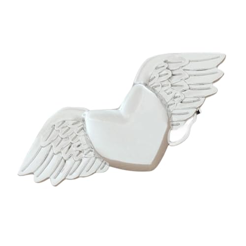 WHFCBJBW Elegant Heart Wing Belt Buckle Metal Fashion Accessory for Casual Prom Wear All Ages Fashion Belt Buckle for Men Women