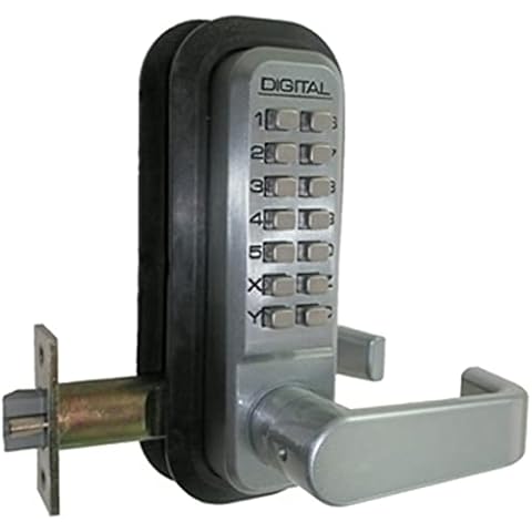 Lockey USA 2835JB Mechanical, Keyless Lever Lock, Jet Black Cover