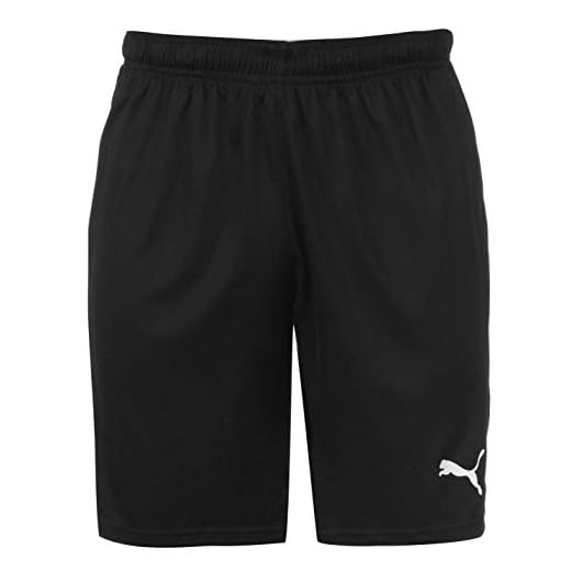 PUMA Liga Shorts Core Pantalones Cortos, Hombre, Negro Black White, M