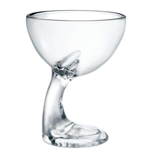 Creative Angel Wings Glass Ice Cream Bowls Pudding Salad Bowl Transparent Cup