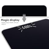 paul russells Digital Bathroom Scales for Body Weight, Weighing Scale with Glass, High Precision Sensors Accurate Weight Machine, Batteries Included, 180kg/28st/400lb, Black - Image 2