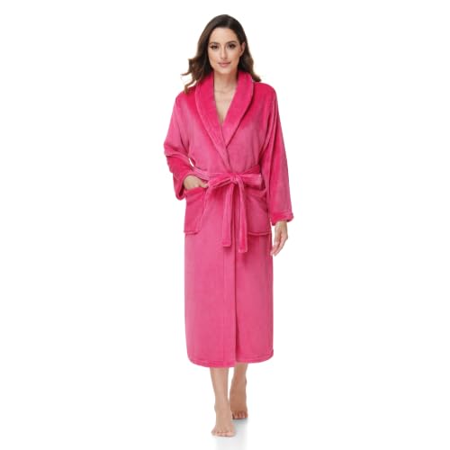 Eonkasp Fluffy Soft Robes for Women, Warm Fleece Womens Robe, Cozy Bathrobe