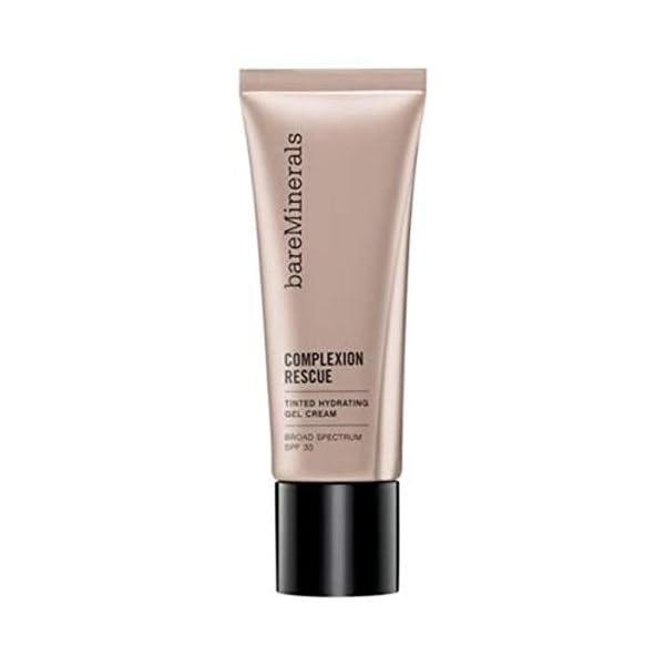 bareMinerals-Complexion-Rescue-Tinted-Hydrating-Gel-Cream-SPF-30-Vanilla-118-Fl-Oz bareMinerals Complexion Rescue Tinted Moisturizer for Face with SPF 30 + Hyaluronic Acid, Hydrating Tinted Mineral Sunscreen for Face, Skin Tint, Vegan