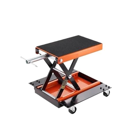 Cric levage à ciseaux pour moto et ATV 1100lbs avec chariot