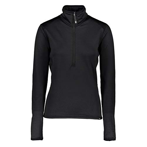 Obermeyer Womens Paola Fleece Pullover, Black, Large