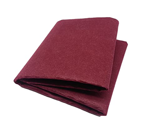 Image of Felt Cloth Stiff Hard, Wine, 44 x 36 inch | DIY Patchwork, Sewing, Crafting