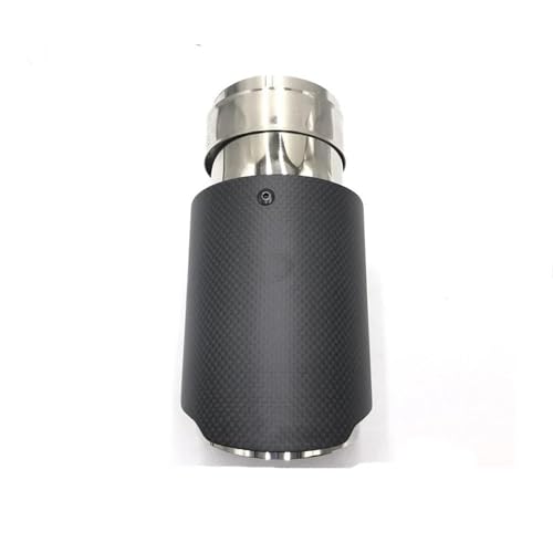 Cola tubo de escape de carbono mate para sustituir silenciadores oxidados de 57 mm