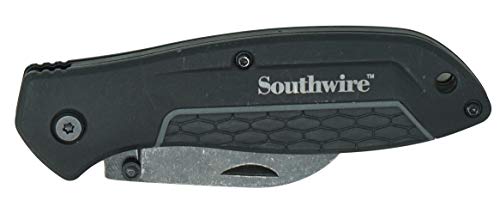 Southwire Faca de bolso HBKND2 Edgeforce Hawk Bill; lâmina de 6,6 cm; aço D2; acabamento de óxido pr