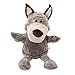 Non brand Burattino da Mano Zoo Animali Soft Peluche Gioco di Ruolo per Bambini - Lupo
