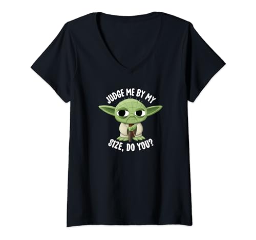 T-shirt col V Star Wars Yoda idéal pour vos soirées cinéma