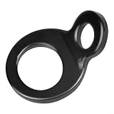 10 Stück Edelstahl-Spannringe für Dirt Bike, Motorrad, LKW, Bettanhänger für ATV, Wohnmobil, Camper, schwarz, pulverbeschichtete Zurranker mit 10 mm Loch