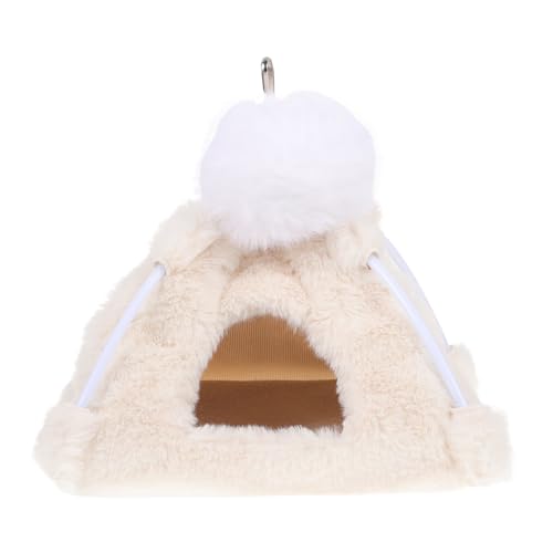 Toyvian 1Pieza Cama De Peluche para Pájaros Nido para Pequeños Refugio y Cómodo para Color