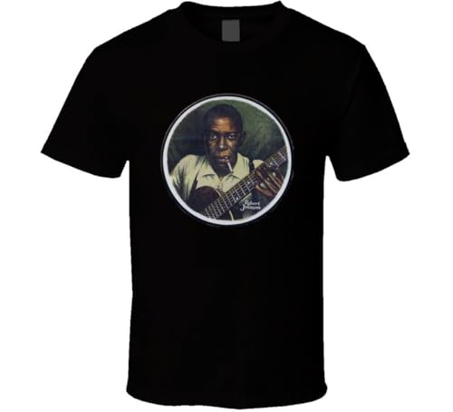 Robert Johnson Graphic tee Unisex 100% Cotton Short Sleeve T Shirts Black XXXL