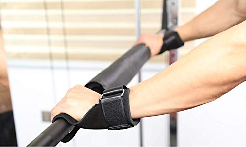 Power Belt Pull-ups Grip Belt Luvas de Fitness Couro de vaca Anti-derrapante Palm Guard Pulseira Esp
