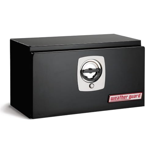 WEATHER GUARD (525502 Mini Underbed Tool Box, Steel, Black